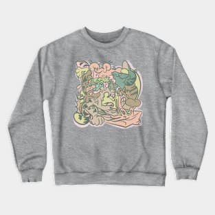 Italian Dish Cat Lite Crewneck Sweatshirt